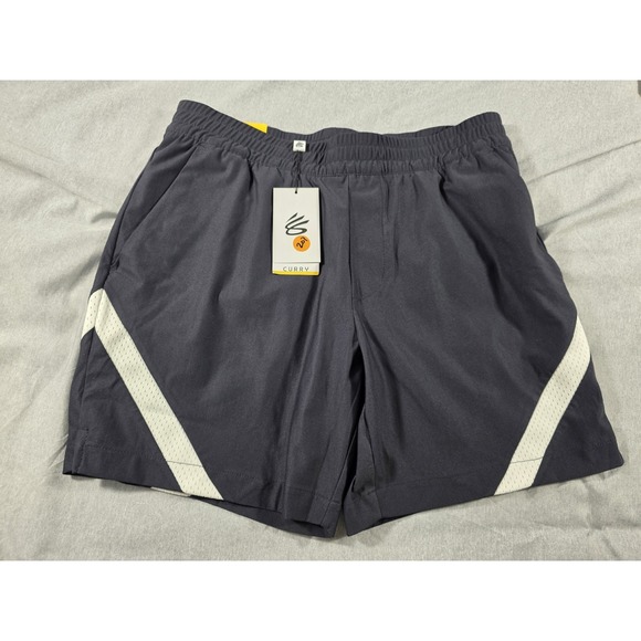 NWT Under Armour Steph Curry Golf Shorts Black 7" Inseam Men's Large w/pockets‎ - Picture 1 of 8